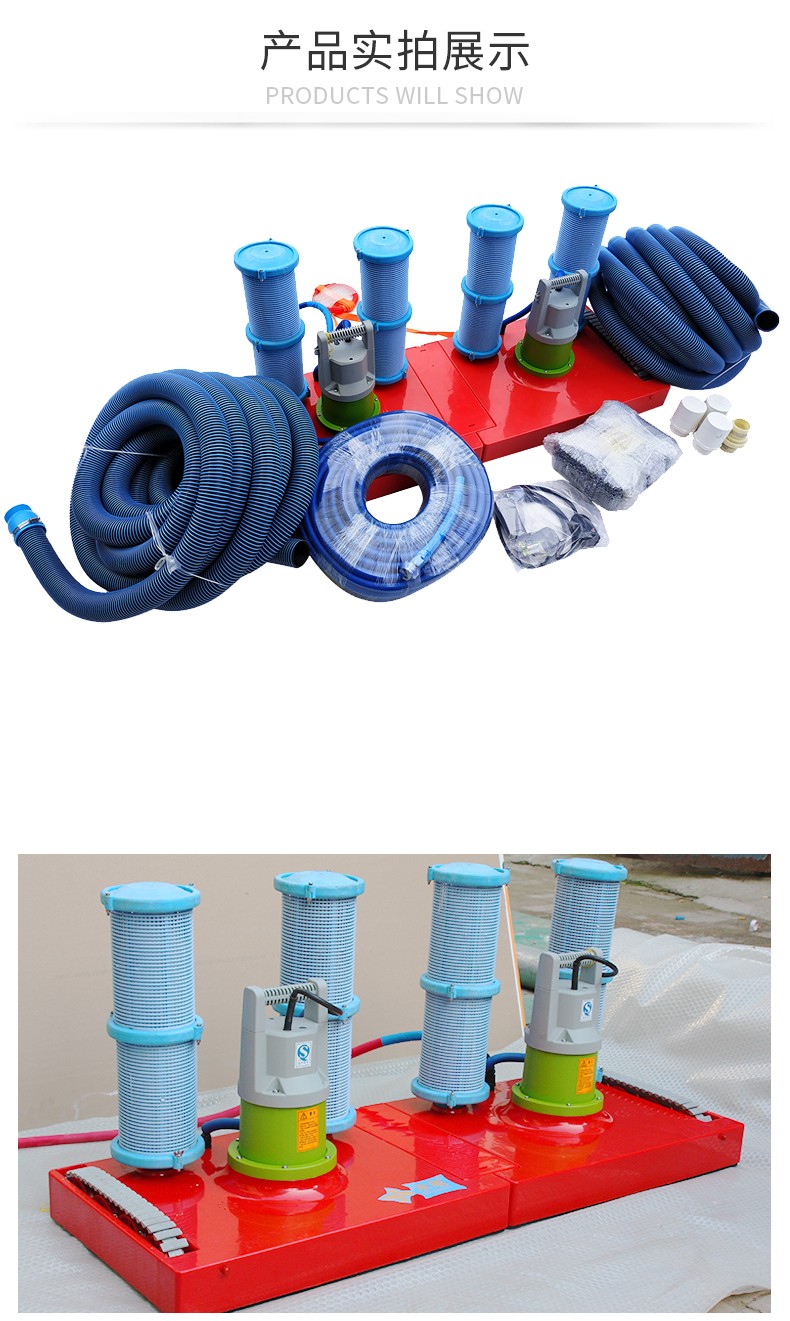 水龟艾普仕潜水式手动泳池吸污机水龟k600x2